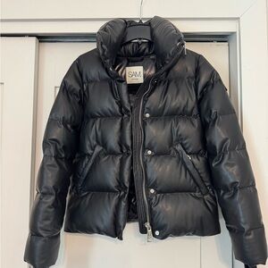 SAM. Women’s Isabel Faux Leather Puffer Coat